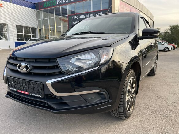 2022 Lada (ВАЗ) Granta I Рестайлинг, чёрный, 692000 рублей - вид 6