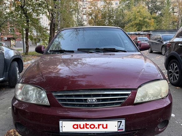 2006 Kia Spectra I Рестайлинг 2, красный, 199999 рублей