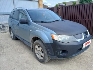 2008 Mitsubishi Outlander II, голубой, 800000 рублей, вид 3