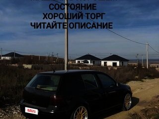 1998 Volkswagen Golf IV, чёрный, 345000 рублей, вид 1