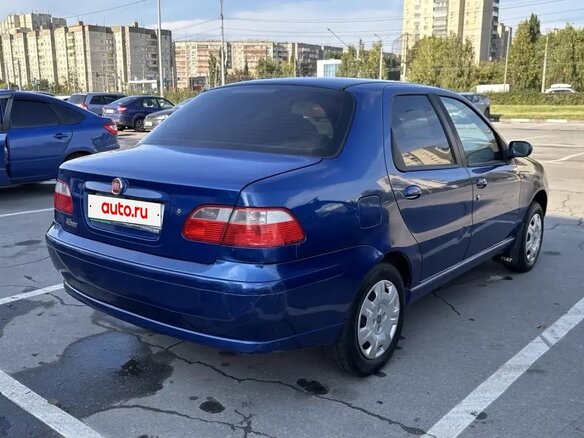 2008 Fiat Albea I Рестайлинг, синий - вид 6
