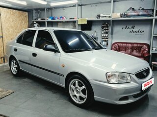 2006 Hyundai Accent ТагАЗ II, серебристый, 400000 рублей, вид 1