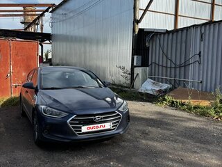 2017 Hyundai Elantra VI (AD), синий, 1599000 рублей, вид 1