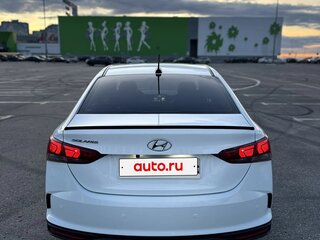 2020 Hyundai Solaris II Рестайлинг, белый, 1829000 рублей, вид 5