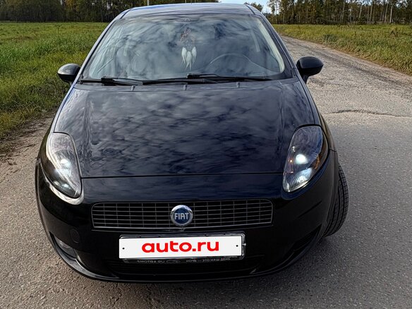 2007 Fiat Punto III Grande Punto, чёрный, 320000 рублей - вид 1