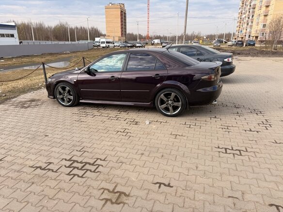 2006 Mazda 6 I (GG) Рестайлинг, красный, 500000 рублей - вид 3