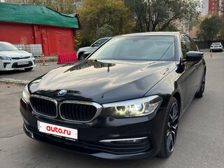 2019 BMW 5 серии 520d VII (G30/G31/G38), чёрный, 3200000 рублей, вид 1