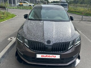 2019 Skoda Octavia III (A7) Рестайлинг, коричневый, 1850000 рублей, вид 3