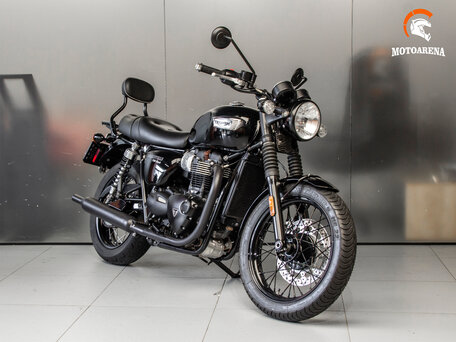 2018 Triumph Bonneville T100, чёрный, 836601 рублей, вид 1