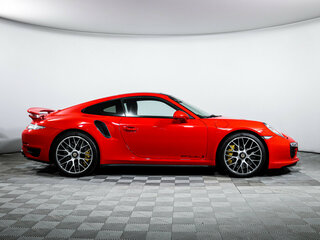 2014 Porsche 911 Turbo S VII (991), красный, 7750000 рублей, вид 4
