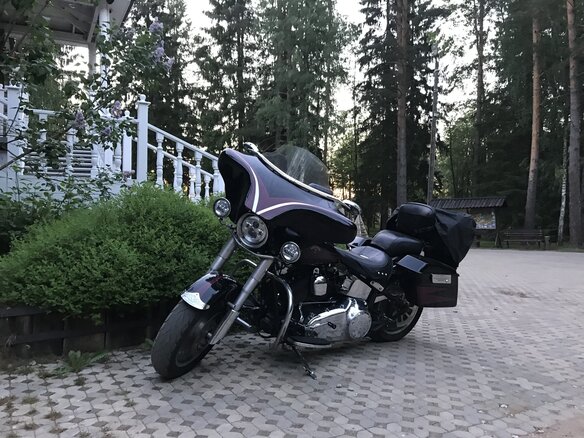 2007 Harley-Davidson Fat Boy, чёрный, 751000 рублей - вид 6