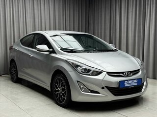 2014 Hyundai Elantra V (MD) Рестайлинг, серебристый, 1149000 рублей, вид 1