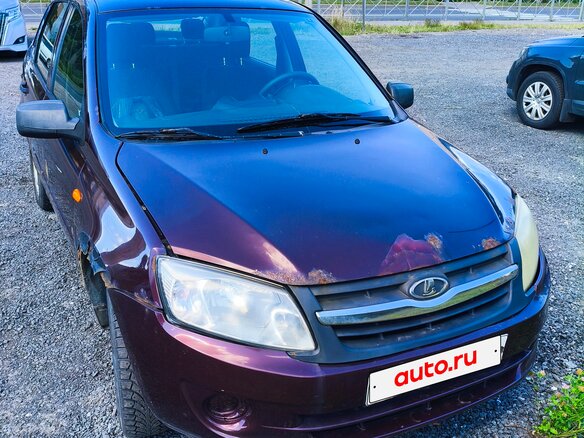 2012 Lada (ВАЗ) Granta I, пурпурный, 112500 рублей