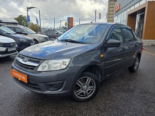 2016 Lada (ВАЗ) Granta I, серый, 349000 рублей, вид 1