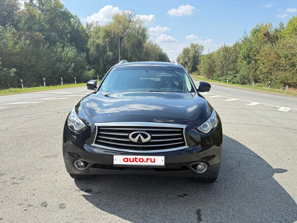 2012 Infiniti FX FX37 II (S51), чёрный - вид 2
