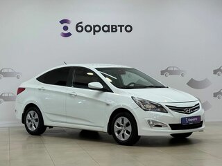 2015 Hyundai Solaris I Рестайлинг, белый, 850000 рублей, вид 3