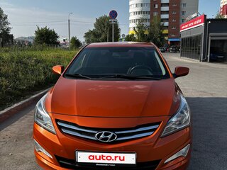 2014 Hyundai Solaris I Рестайлинг, оранжевый, 950000 рублей, вид 1