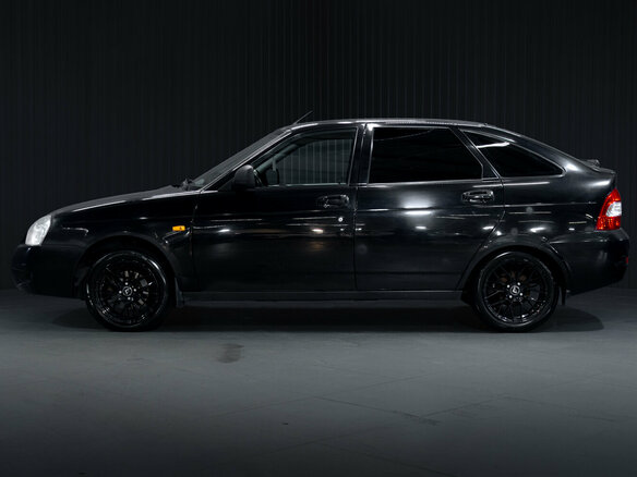 2012 Lada (ВАЗ) Priora I, чёрный - вид 3