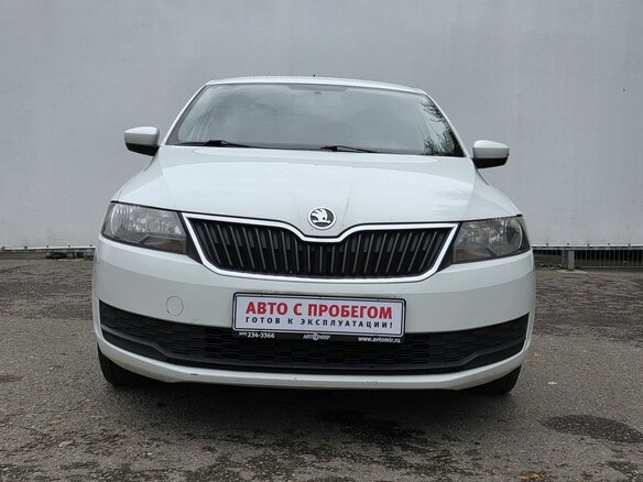 2019 Skoda Rapid I Рестайлинг, белый, 1120000 рублей - вид 1