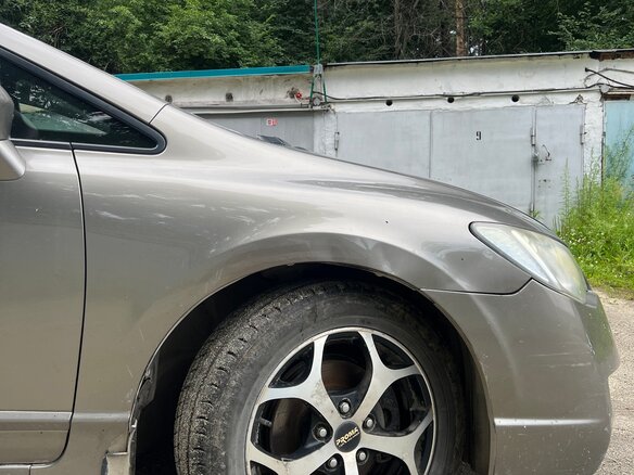 2008 Honda Civic VIII Рестайлинг, серый, 600000 рублей - вид 15