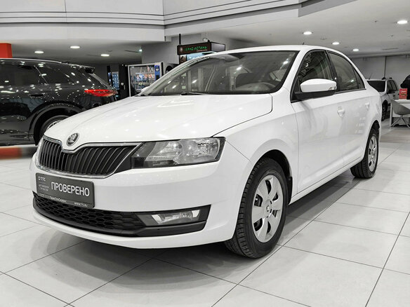 2019 Skoda Rapid I Рестайлинг, белый, 1299000 рублей