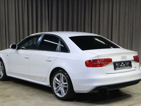 2014 Audi A4 IV (B8) Рестайлинг, белый, 1349000 рублей, вид 4