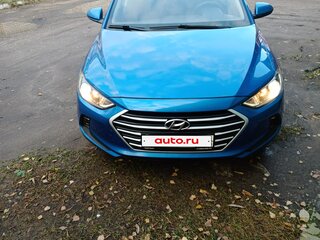 2017 Hyundai Elantra VI (AD), синий, 1020000 рублей, вид 1