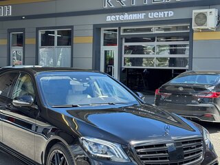 2017 Mercedes-Benz S-Класс 400 d Long VI (W222, C217) Рестайлинг, чёрный, 5280000 рублей, вид 5