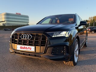 2020 Audi Q7 45 TDI II (4M) Рестайлинг, чёрный, 5800000 рублей, вид 1