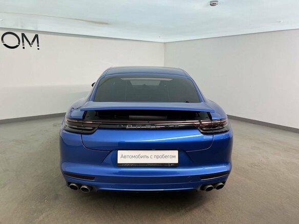 2017 Porsche Panamera 4S II, синий, 5690000 рублей - вид 4