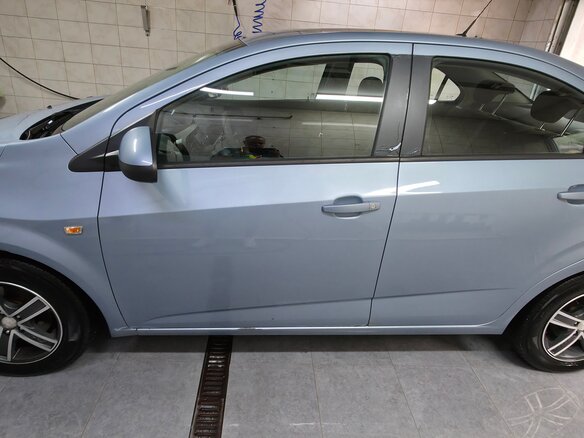 2012 Chevrolet Aveo II, голубой, 599999 рублей - вид 5