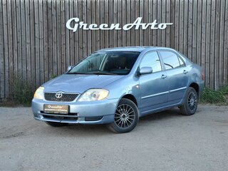 2003 Toyota Corolla IX (E120, E130), голубой, 340000 рублей, вид 1