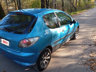 2002 Peugeot 206, синий, 95000 рублей, вид 5