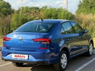2021 Volkswagen Polo VI, синий, 1529000 рублей, вид 5