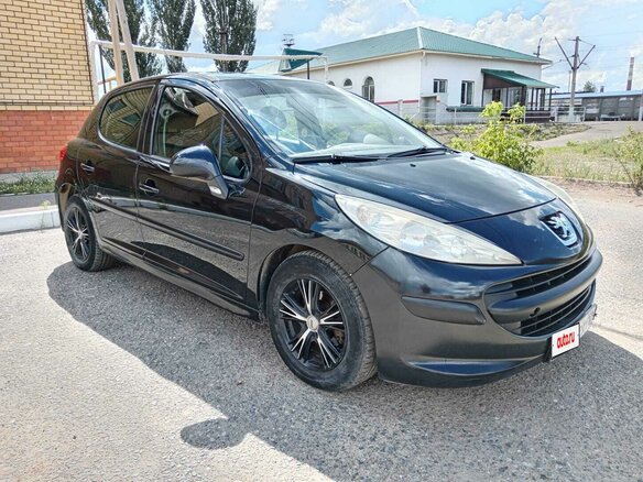 2009 Peugeot 207 I Рестайлинг, чёрный - вид 6