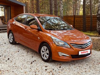 2015 Hyundai Solaris I Рестайлинг, оранжевый, 750000 рублей, вид 5