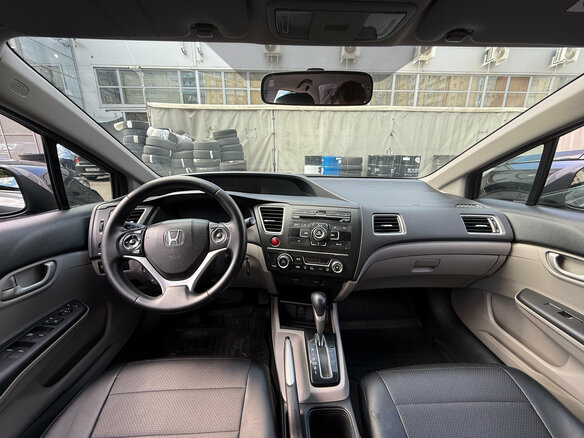 2014 Honda Civic IX Рестайлинг, серый, 929000 рублей - вид 8