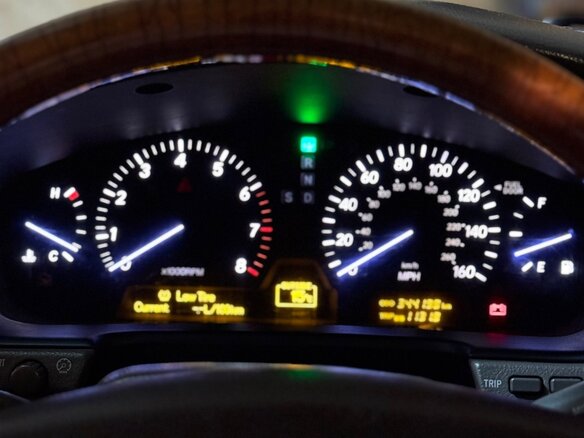 2004 Lexus LS 430 III Рестайлинг, чёрный, 1200000 рублей - вид 9