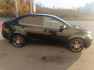 2013 Chevrolet Aveo II, чёрный, 560000 рублей, вид 5