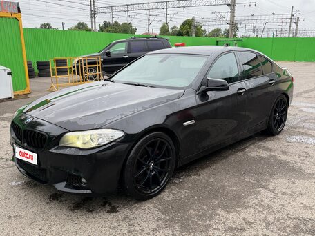 2012 BMW 5 серии 528i xDrive VI (F10/F11/F07), чёрный, вид 1