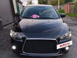 2013 Mitsubishi Lancer X Рестайлинг, чёрный, 780000 рублей, вид 2