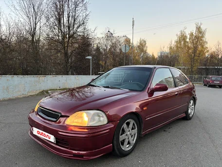 1996 Honda Civic VI, красный, 329000 рублей, вид 1
