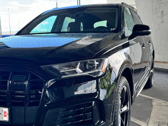 2020 Audi Q7 55 TFSI II (4M) Рестайлинг, чёрный, 3520000 рублей - вид 1