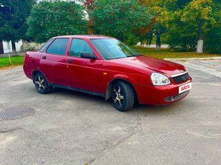 2007 Lada (ВАЗ) Priora I, красный, 170000 рублей, вид 4