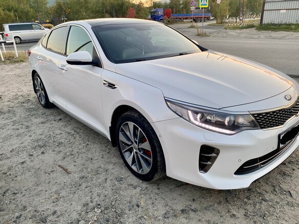 2017 Kia Optima IV, белый, 1600000 рублей - вид 3