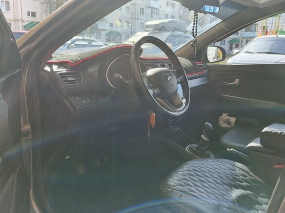 2014 Kia Rio III, серый, 890000 рублей - вид 6