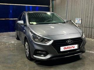 2019 Hyundai Solaris II, серый, 900000 рублей, вид 3
