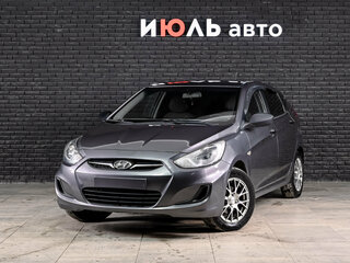 2011 Hyundai Solaris I, чёрный, 690000 рублей, вид 1