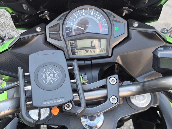 2012 Kawasaki ER-6F (Ninja 650R), зелёный, 420000 рублей - вид 20