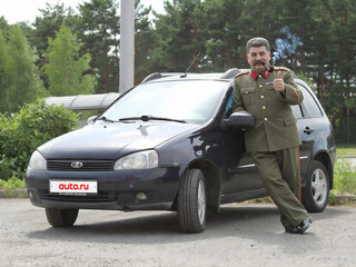 2012 Lada (ВАЗ) Kalina I, чёрный, 340000 рублей, вид 5